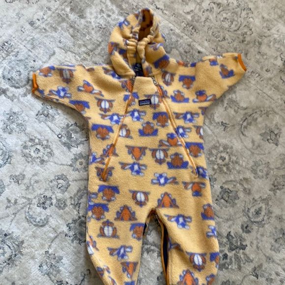 Patagonia fleece snow suit
